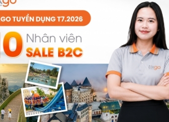 [Hot] Tixgo tuyển dụng 10 Nhân viên Sale B2C tháng 7/2026 tại Đà Nẵng